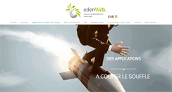 Desktop Screenshot of edenweb.fr