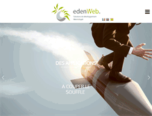 Tablet Screenshot of edenweb.fr